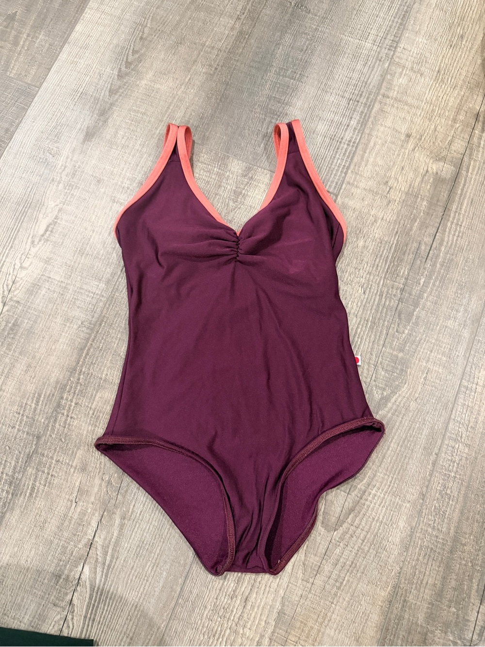 Deep Plum Yumiko Ballet Bodysuit.